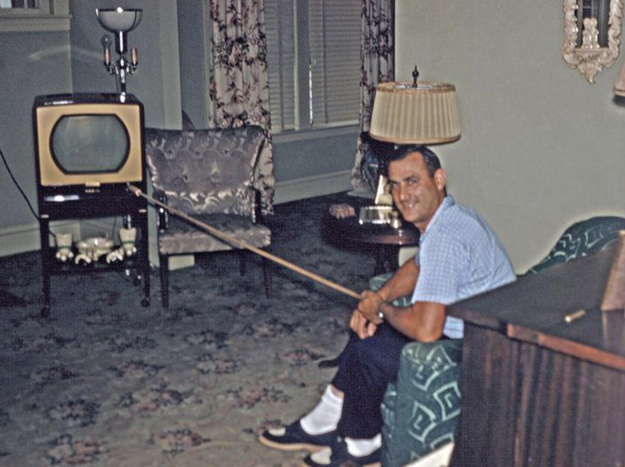 Back when TV had knobs and dads had solutions